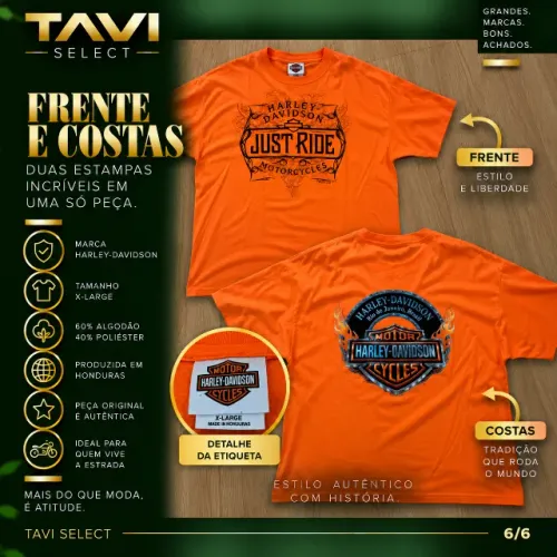 Camiseta Harley-Davidson Rio de Janeiro