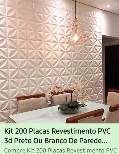 decoração com placas