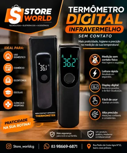 Termômetro ? Digital - Produto novo. Store w.