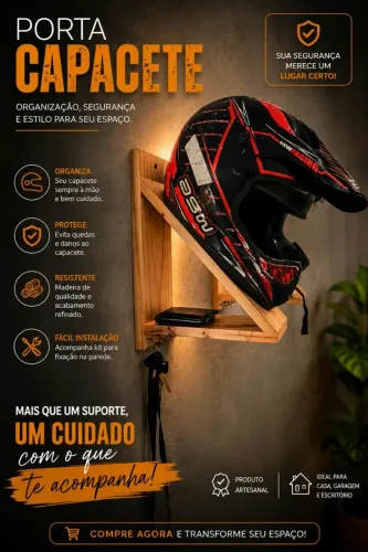 Porta capacete