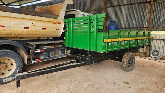 Carroça Agrícola Zero Km - Madeira Roxinho, Chassi Reforçado (4 Ton)