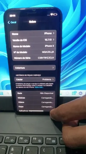 Phone X - Para Conserto, Retirada de Peças ou Uso no Wi-Fi
