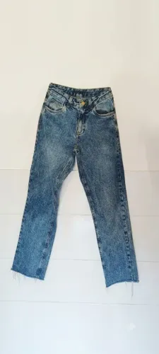 Calça Jeans Marfino Reta - Tamanho 36 (Jeans Grosso / Excelente Estado)