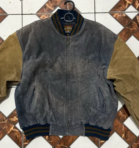 Jaqueta de couro anos 90 TAM XXL