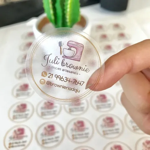 Adesivo vinil transparente 