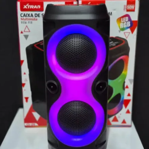 Caixa de som RGB 50W grande