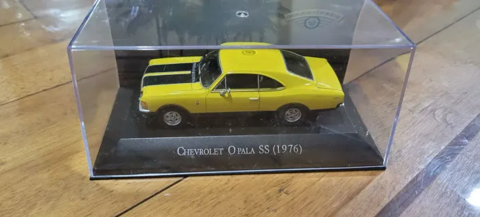 Miniatura Chevrolet Opala Ss 1976 Amarelo 1:43 Ixo Amarelo