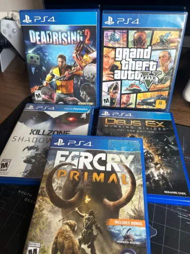 Lote 5 jogos de ps4