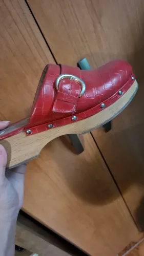 Clog/Tamanco Retrô Vermelho