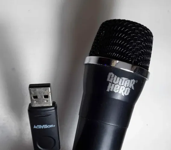 Microfone Guitar Hero USB da Original Activision