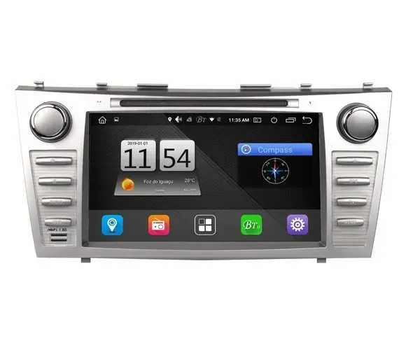 CENTRAL MULTIMIDIA M1 TOYOTA CAMRY 2006 a 2011 ANDROID 10 GPS DVD TV