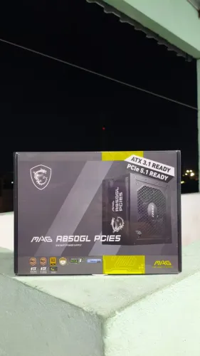 Fonte MSI MAG A850GL 850W 80 Plus Gold Modular