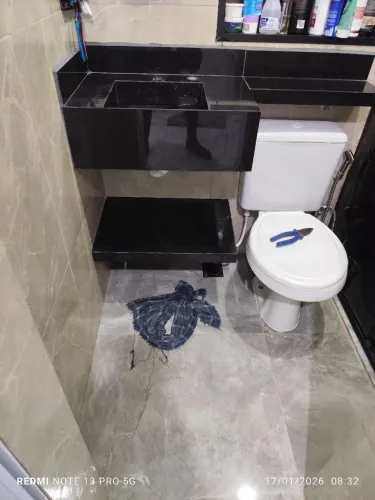 Pia para banheiro porcelanato 