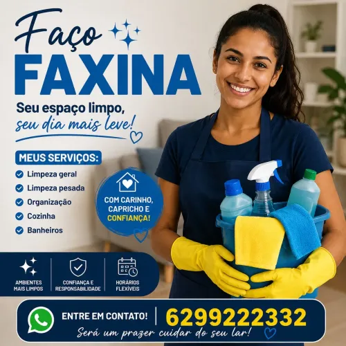 Faço faxina