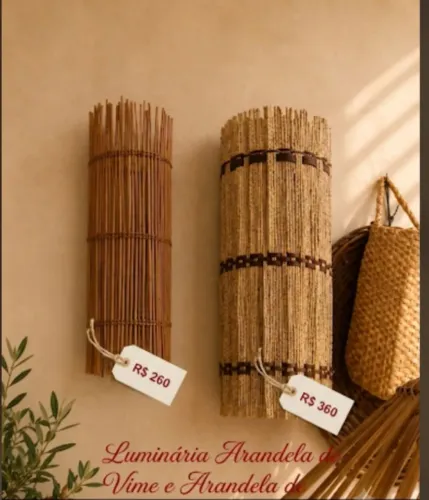 Luminária Arandela rústica