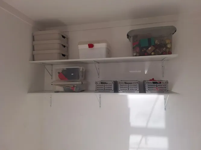 Kit com 2 Prateleiras brancas de 1,60m x 0,30m