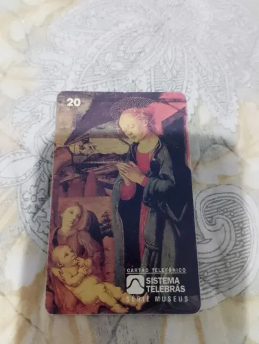 Cartão telefônico madona