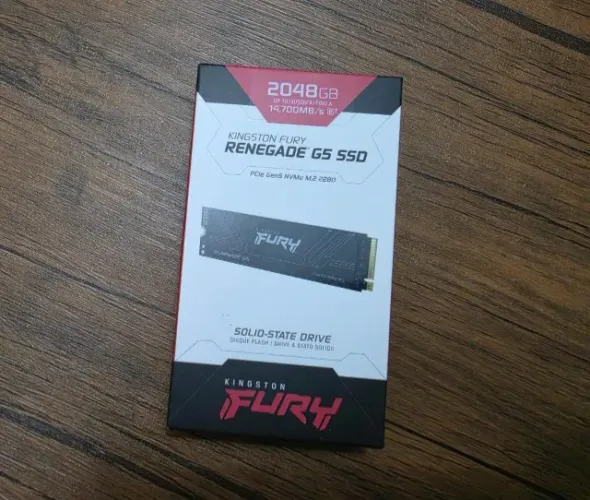 NVMe Kingston Fury Renegade G5 SSD 2TB PCie Gen5 14.700MBs/14.000MBs PC/PS5 - Lacrado