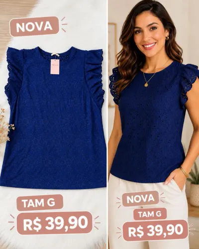 Blusa nova com etiqueta tam G