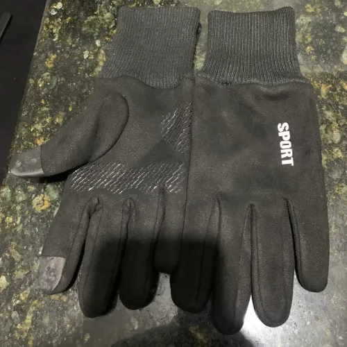 Luva Térmica Sport Touch Screen Preta Nova