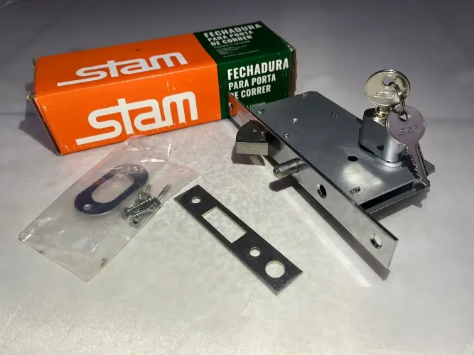 Fechadura Stam Nova Para Porta de Correr