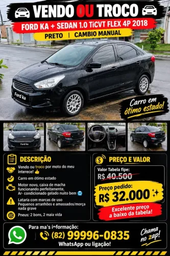 Ford KA+ Sedan 1.0 Tivct Flex 4P 2018