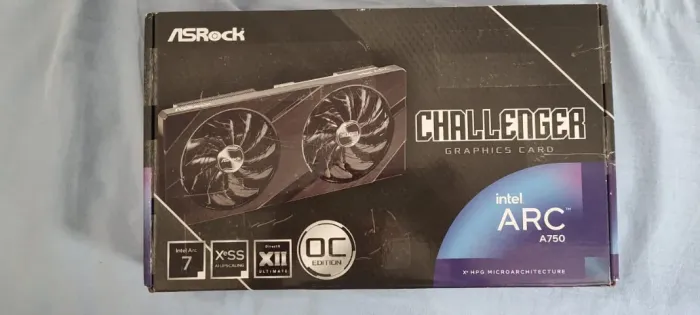 Intel Arc a750 Asrock Challenger 8 GB - 3 Meses de Uso