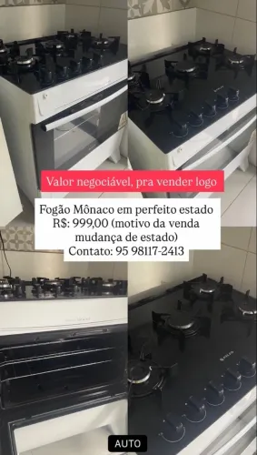 Fogão valor negociável