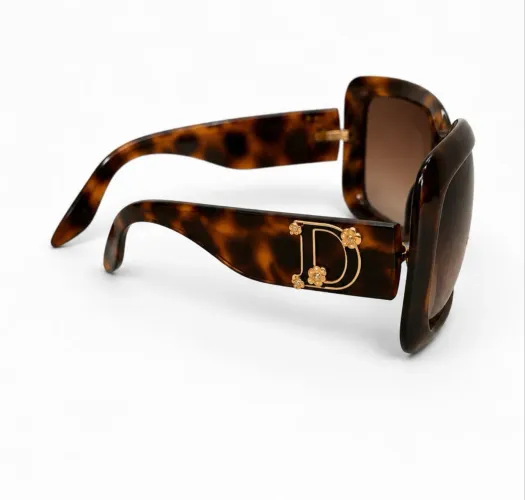 óculos de sol christian dior marrom