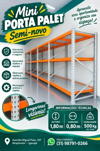 Mini porta palete