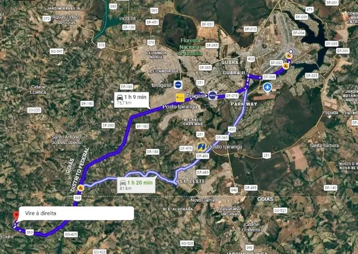 Vendo Ágio, Estância Beira Rio 2,Terreno 1.000 m² - Corumbá IV