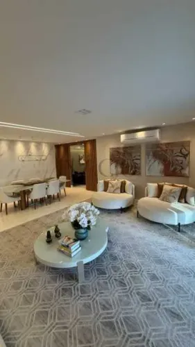 Apartamento para locação em Barra da Tijuca, Santa Monica Jardins 4 suítes 209m²