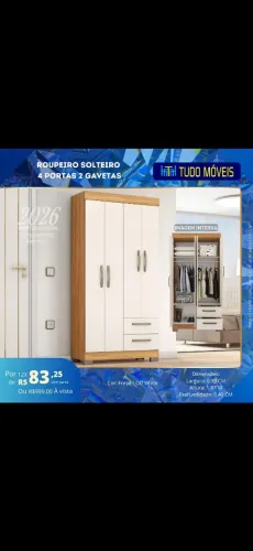 Roupeiro solteiro