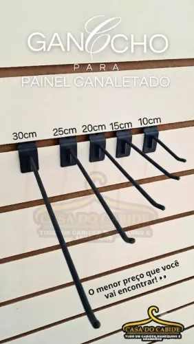 GANCHO PARA PAINEL CANALETADO 