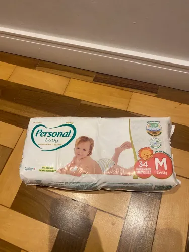 Fralda Personal Baby M - 34 unidades - LACRADO