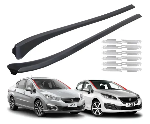 Par Moldura Parabrisa Esquerdo Direito Peugeot 308 408