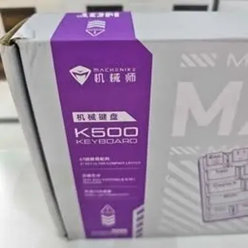 Teclado Gamer Machenike K500-B61, Switch Red retroiluminação RGB