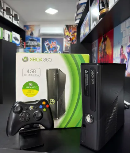 Xbox 360 Desbloqueado Na Caixa Completo