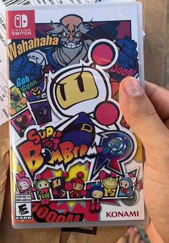 Jogo bomberman nintendo switch mídia física