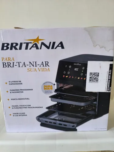 Air Fryer Britânia 11L - Grande, Moderna e Multifuncional
