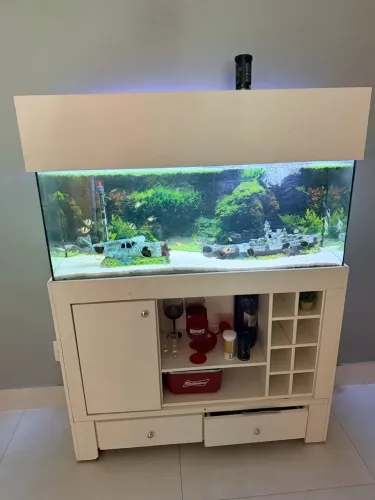 Aquario completo 200litros 