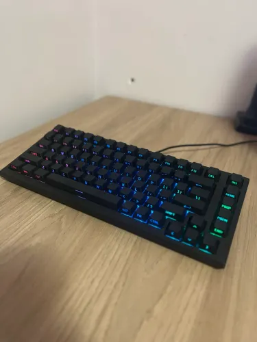 Teclado Magnético Akko Tac75 He Rgb 8k Hz Cor Preto