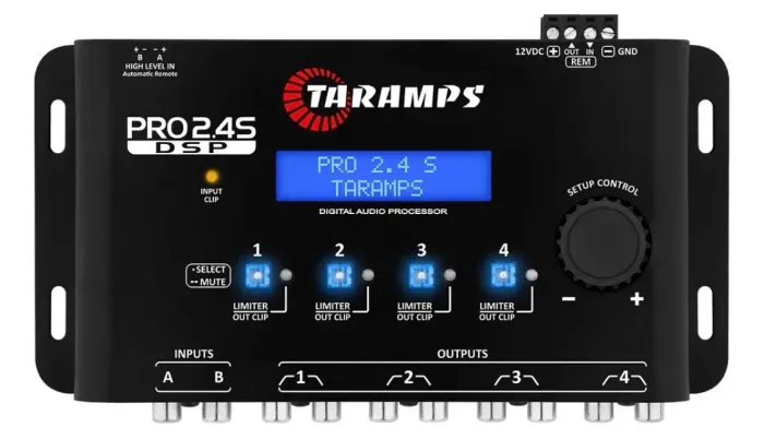 Processador De Áudio Digital Taramps Pro 2.4S - Novo Na Caixa Lacrada