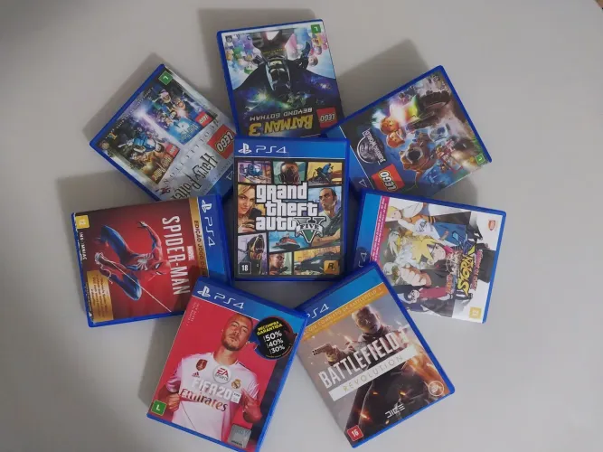 KIT 8 JOGOS PS4 - MIDIA FÍSICA