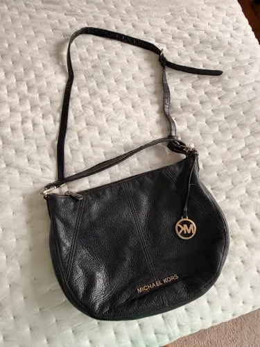 Bolsa Michael Kors couro original preta