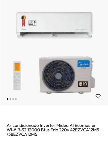 Ar condicionado split 12 mil btus inverter 