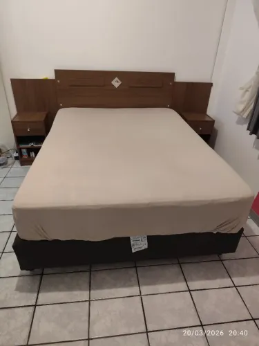 Vendo cama de casal, colchão Ortobom PRÓ-SAÚDE 