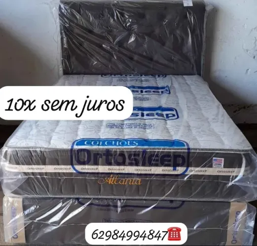 Colchao casal novo