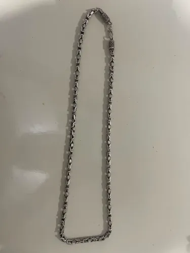 Cordão / Corrente Bali Ponto Peruano 60cm x 4mm