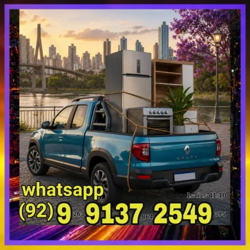 FRETE coroado zona leste 92fone.9 9137~2549. Norte E Sul mudanças e guincho moto